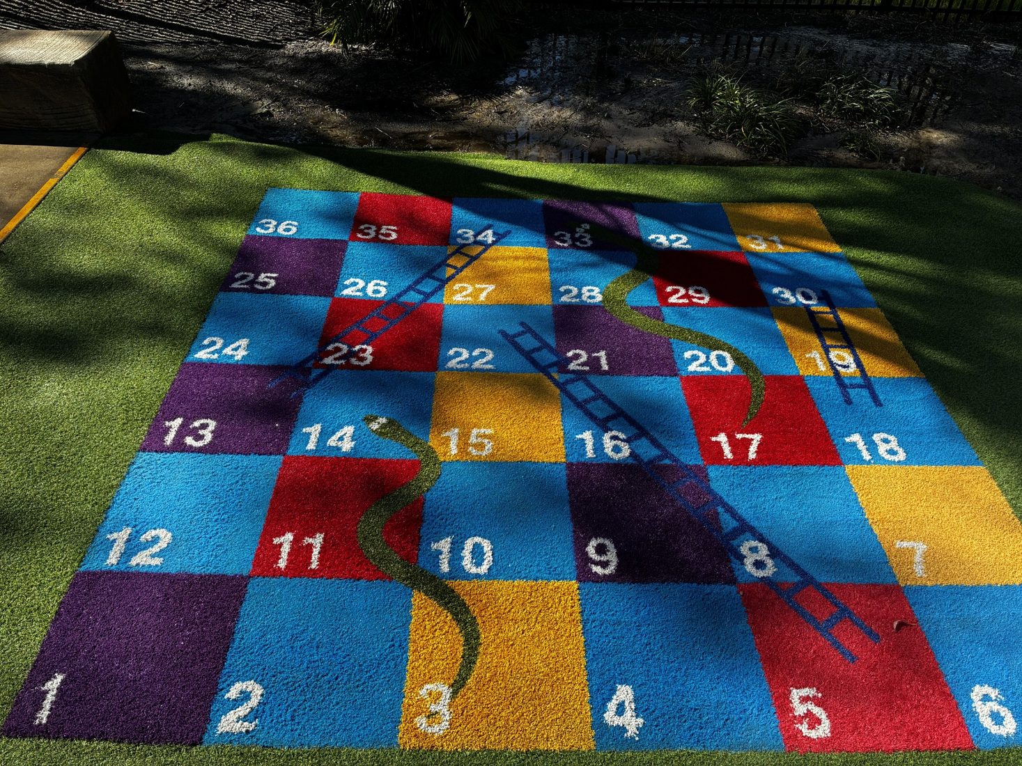 After - Synthetic Turf Number Game Clean