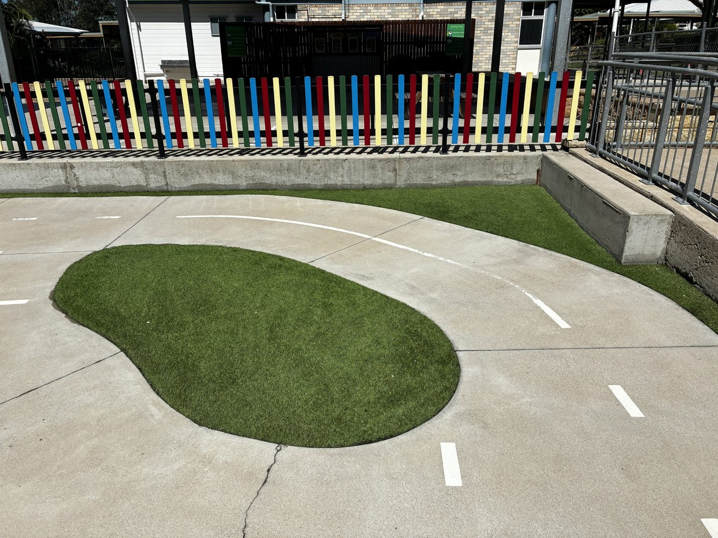 After - Green Astro Turf Cleaning