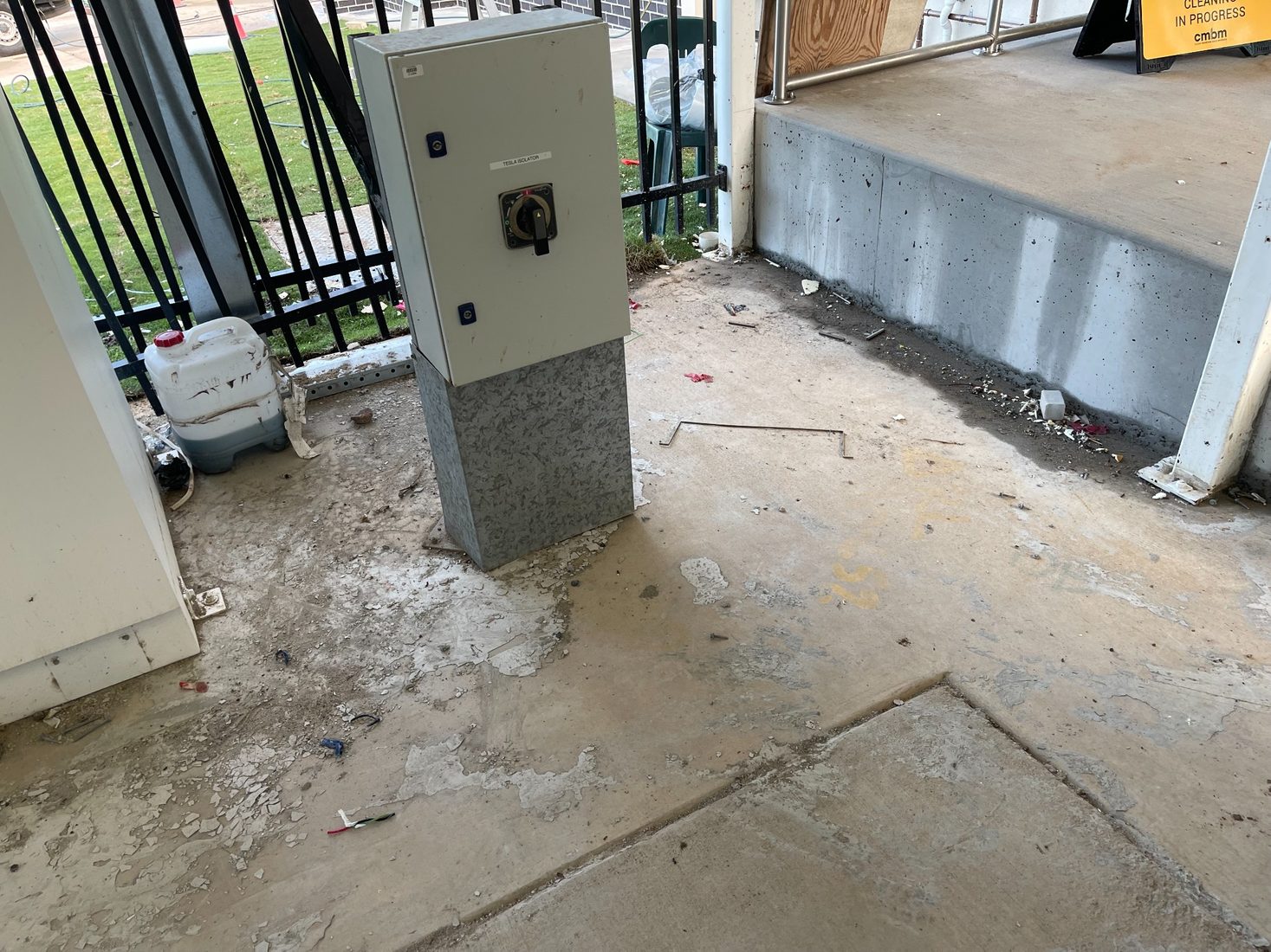 Before - Builder Clean Concrete Area Bundaberg