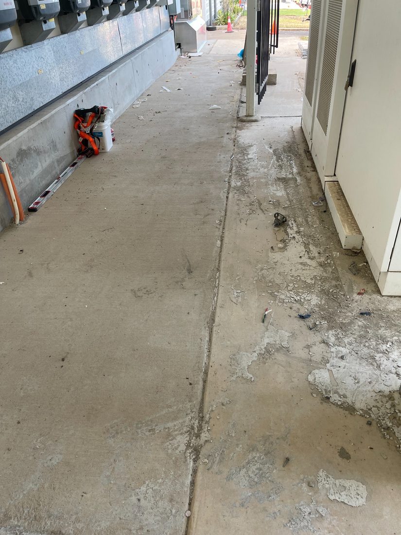 Before - Builder Clean Walkway