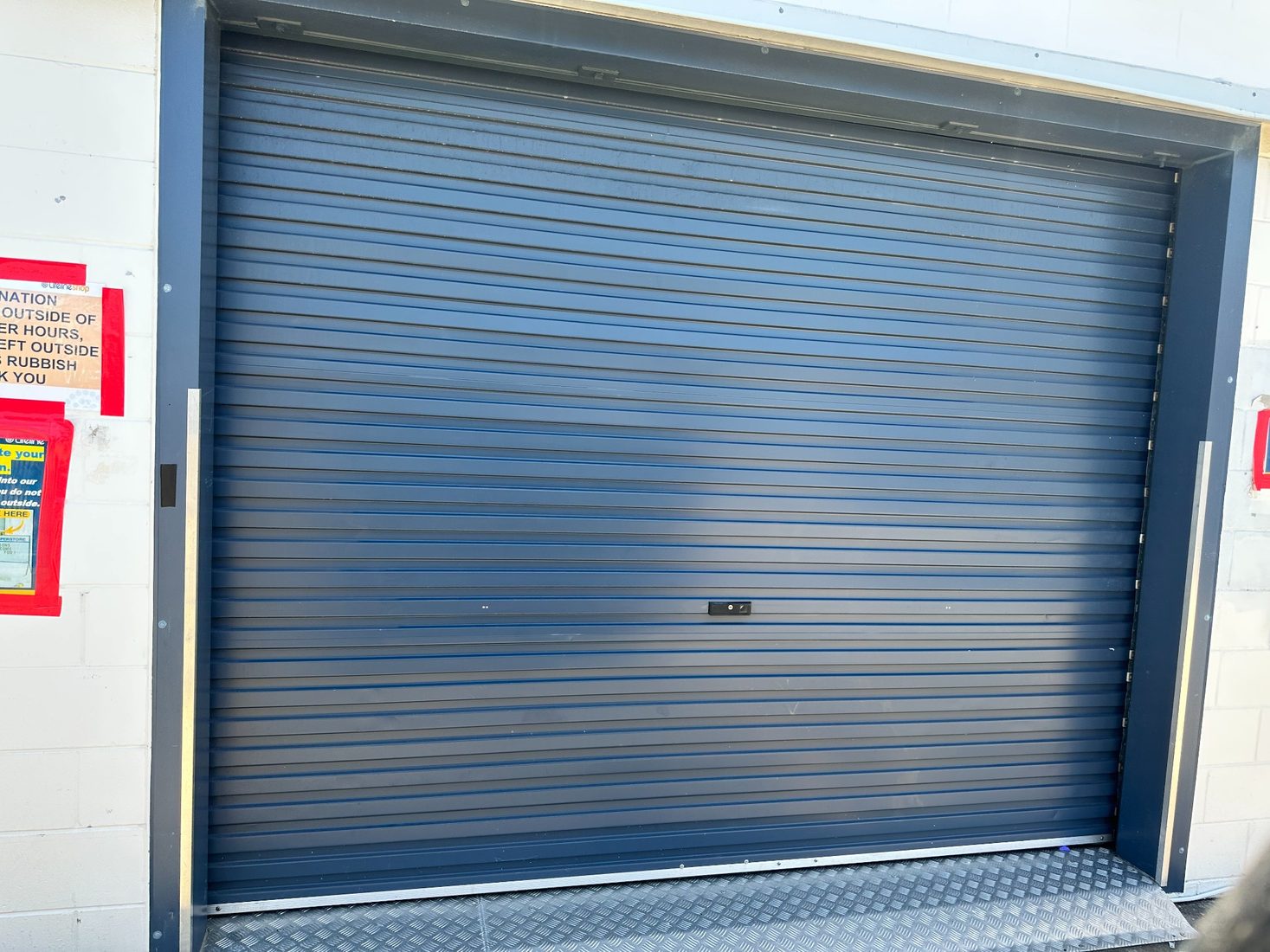 After - Graffiti Removal Roller Door